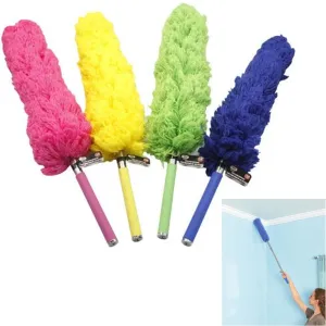 1 Telescopic Microfiber Duster Extendable Cleaning Home Car Cleaner Dust Handle
