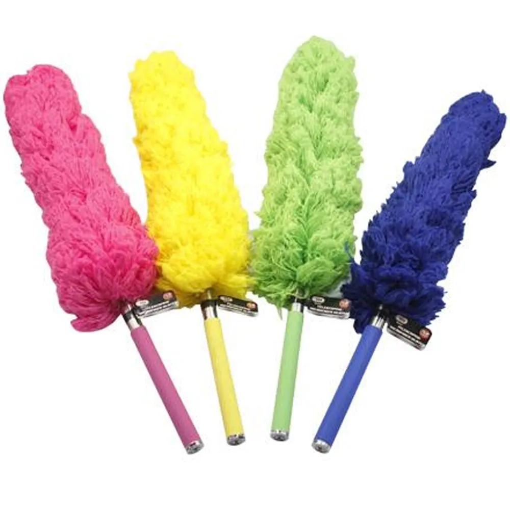 1 Telescopic Microfiber Duster Extendable Cleaning Home Car Cleaner Dust Handle