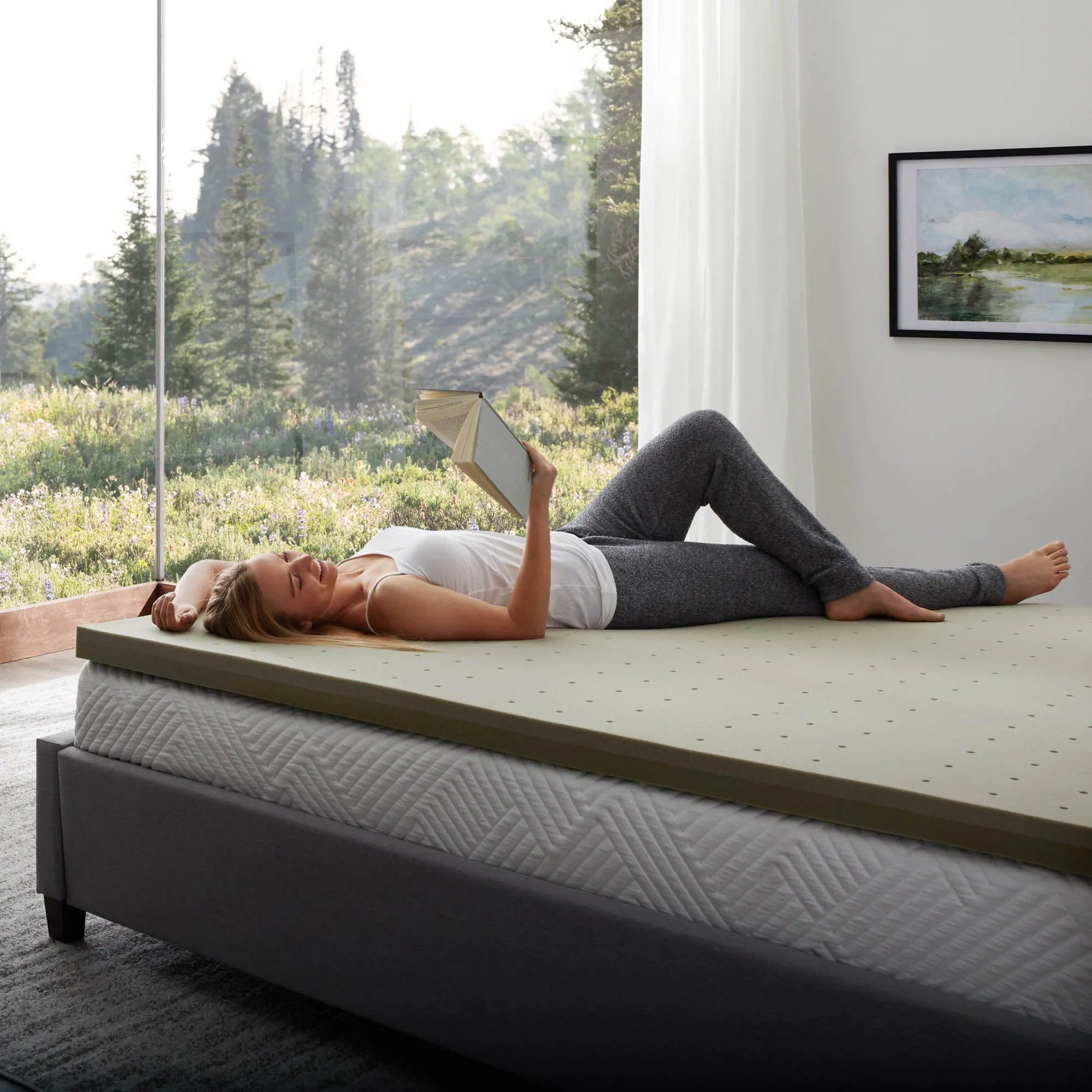 2.5Â 2.5 inch ActiveDough™ Mattress Topper   CBD Oil for Ultimate Comfort & Restful Sleep Relief!