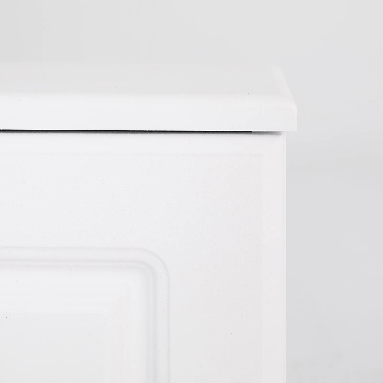 2X Bedside Table Side Storage Cabinet Nightstand Bedroom 2 Drawer KEVA WHITE