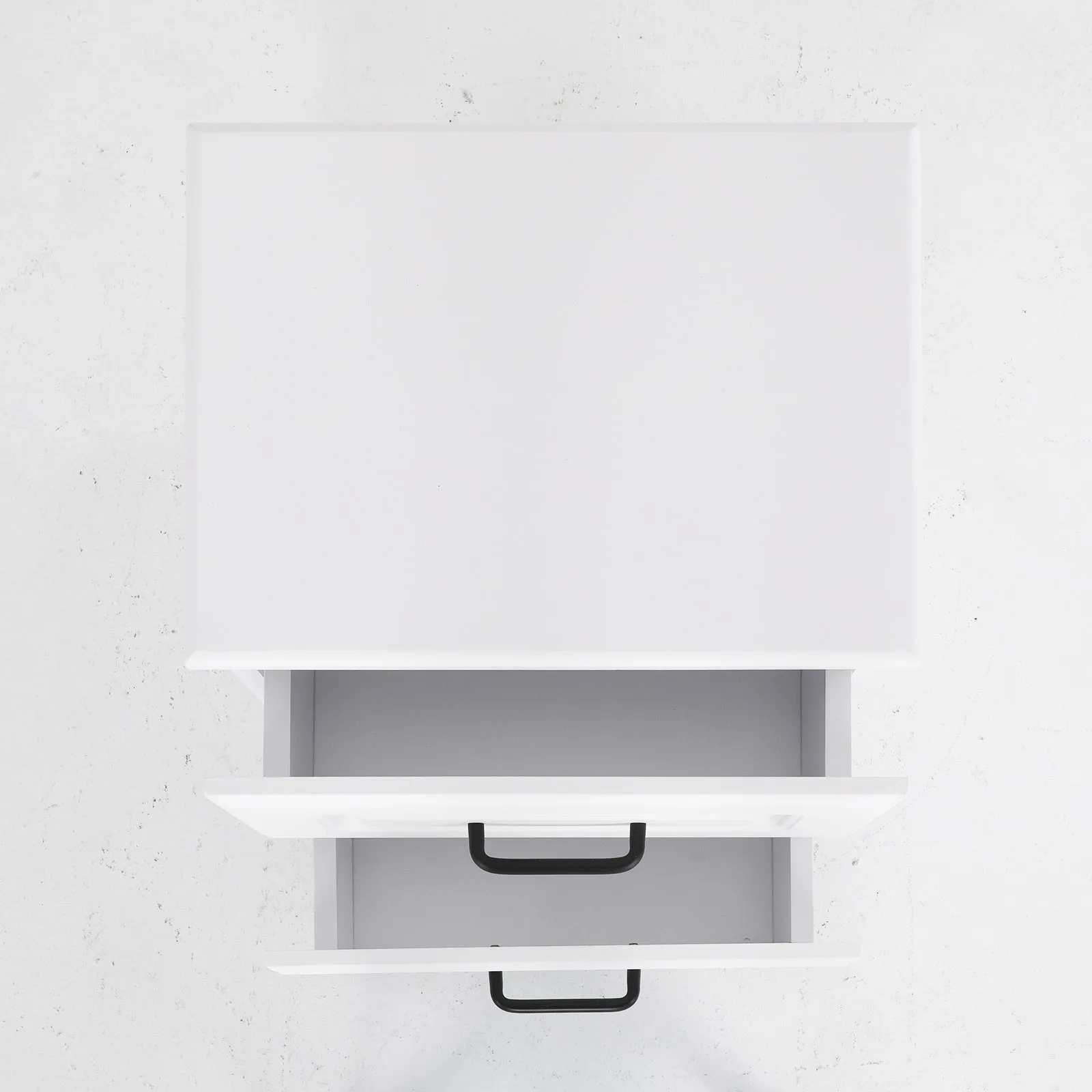 2X Bedside Table Side Storage Cabinet Nightstand Bedroom 2 Drawer KEVA WHITE