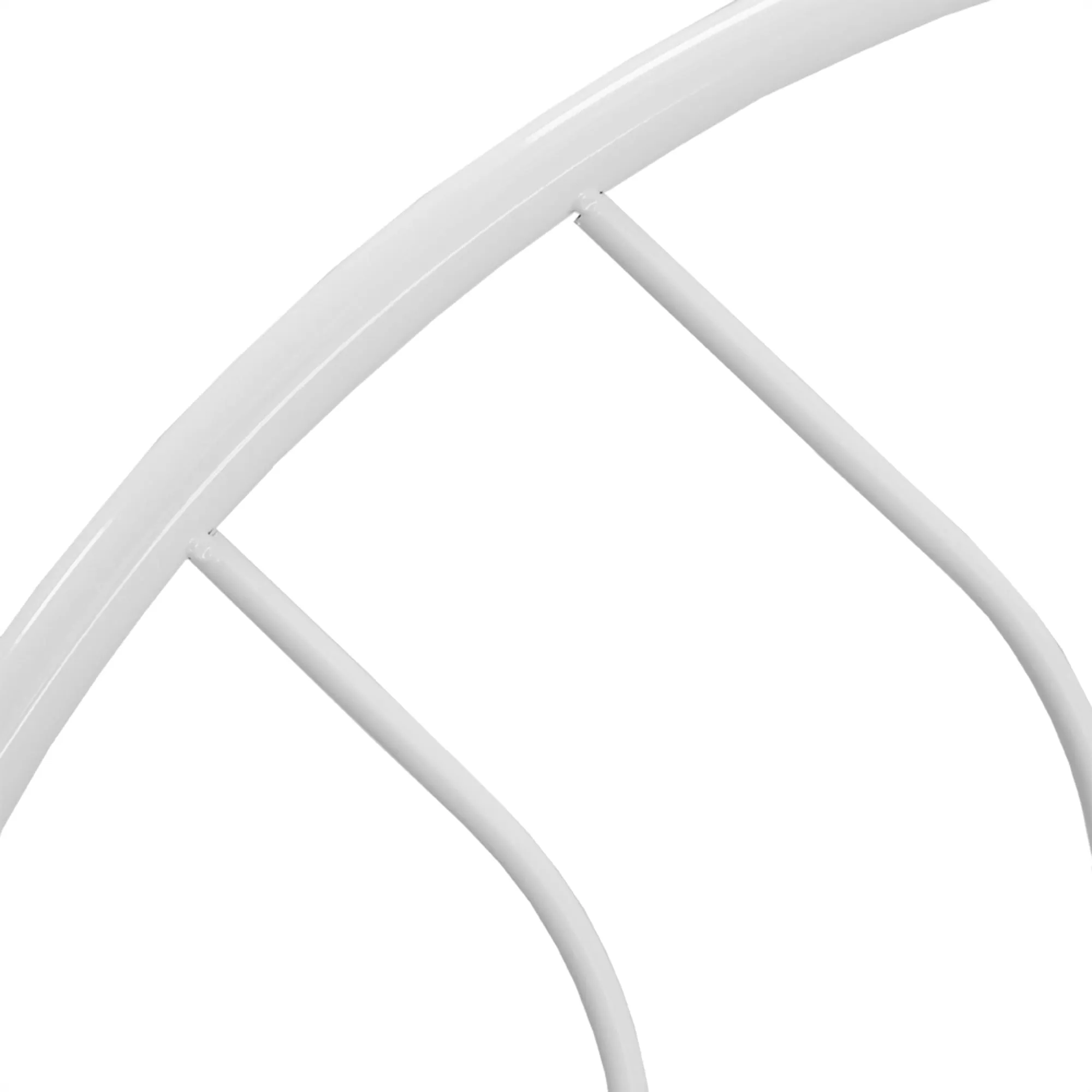 3 Shelf Steel Bathroom Space Saver, White