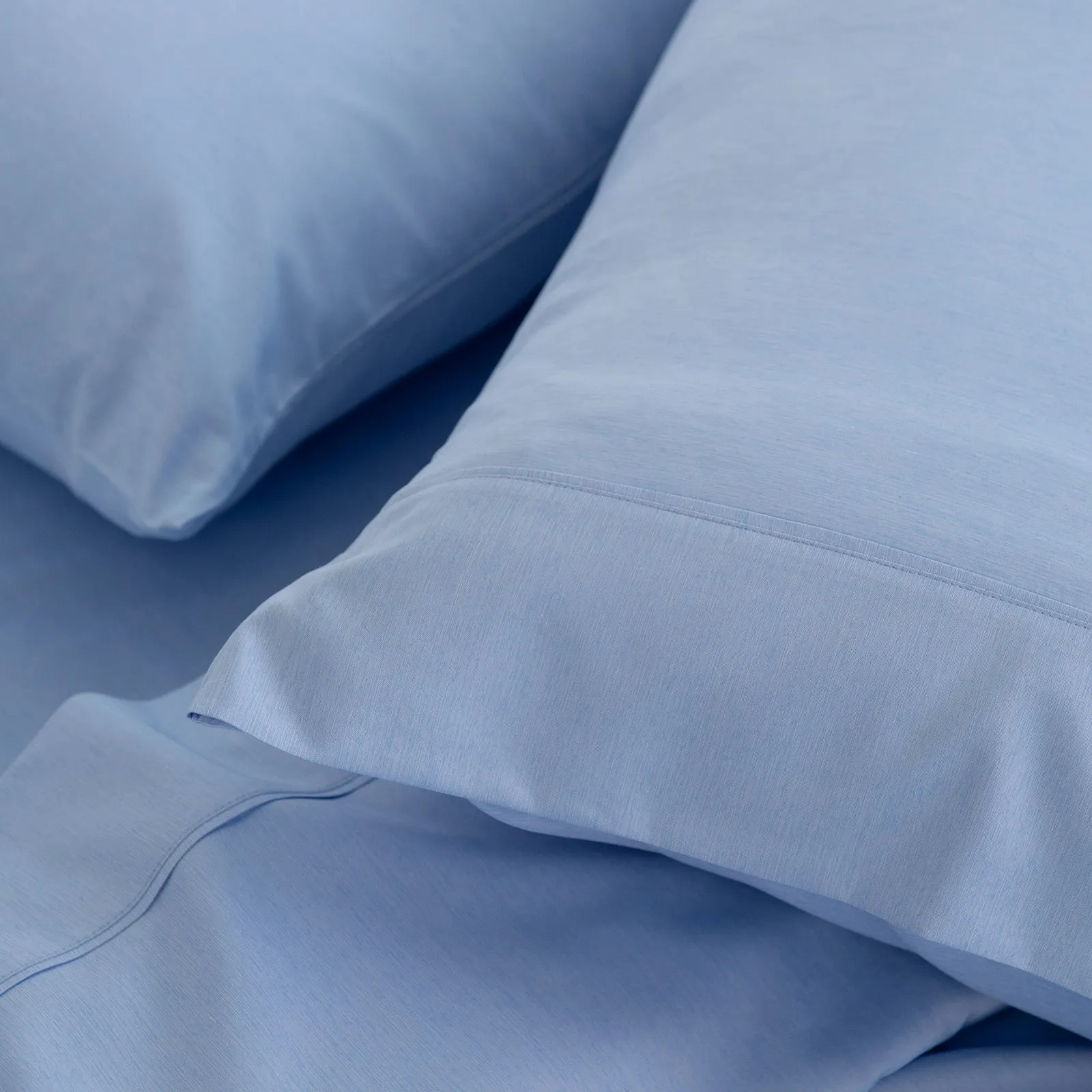 3000 Thread Count Bamboo Cooling Sheet Set | Queen | Light Blue