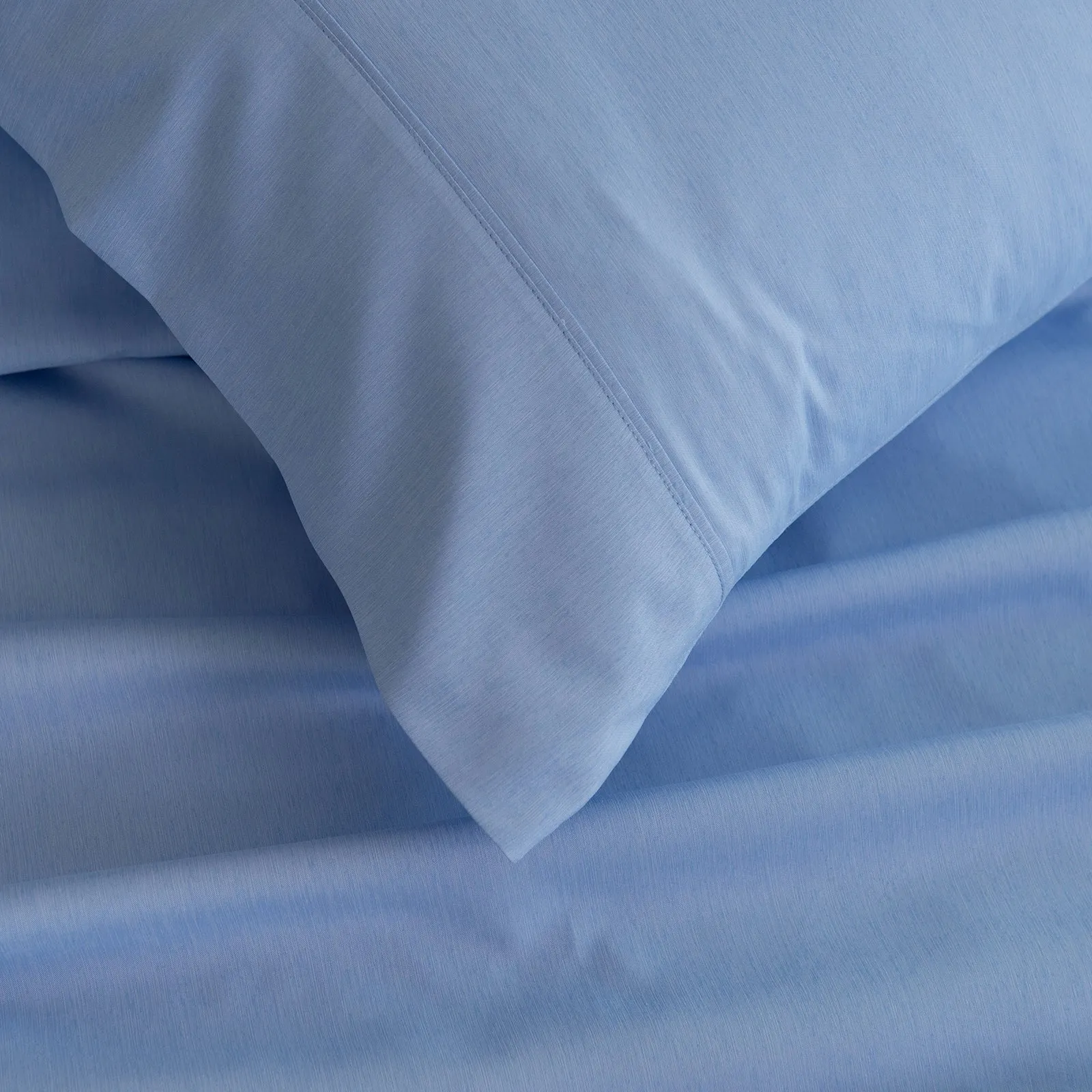 3000 Thread Count Bamboo Cooling Sheet Set | Queen | Light Blue