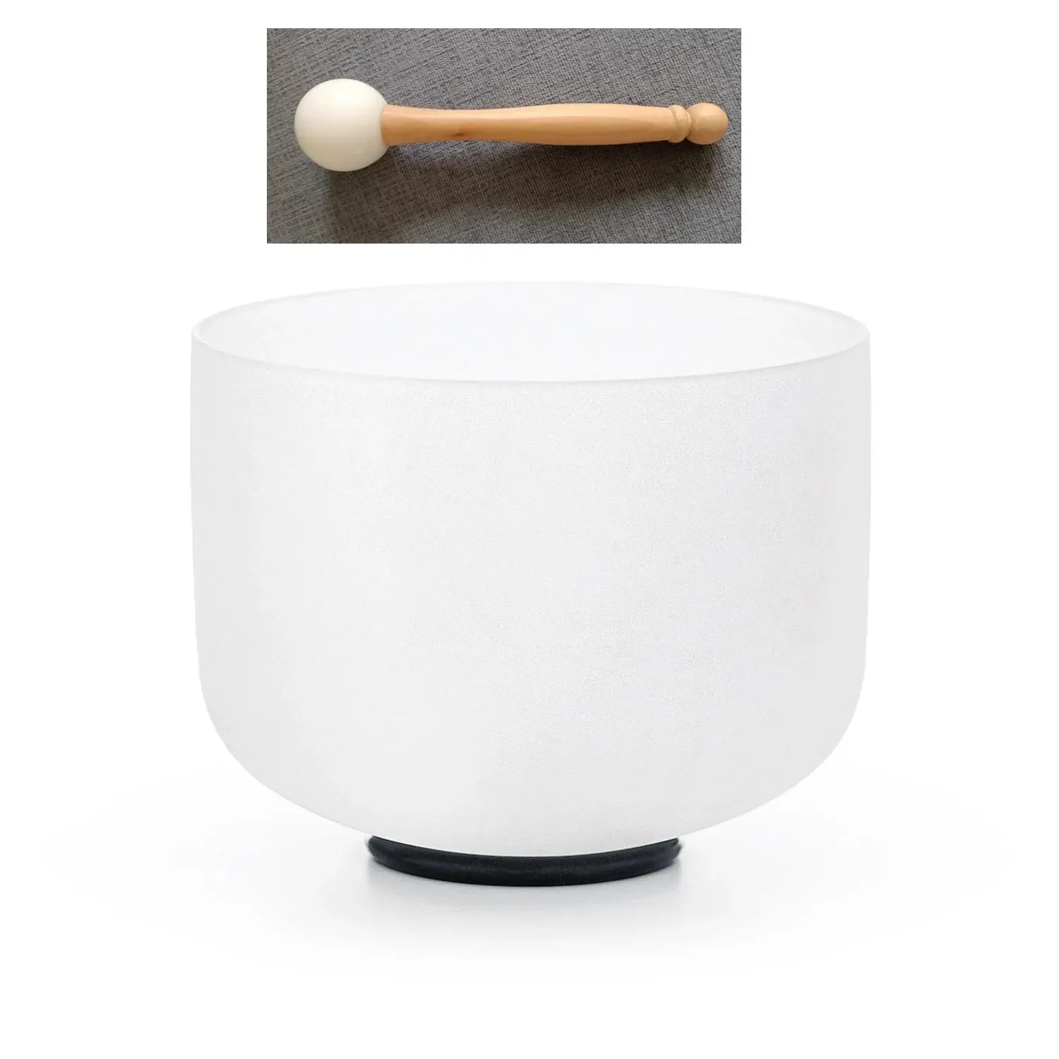 432 Hz 8 Inch Healing Abcdefg Note 1 Pcs Crystal Singing Bowl for Yoga Sound Vibration Musical Therapy Tuned Bells