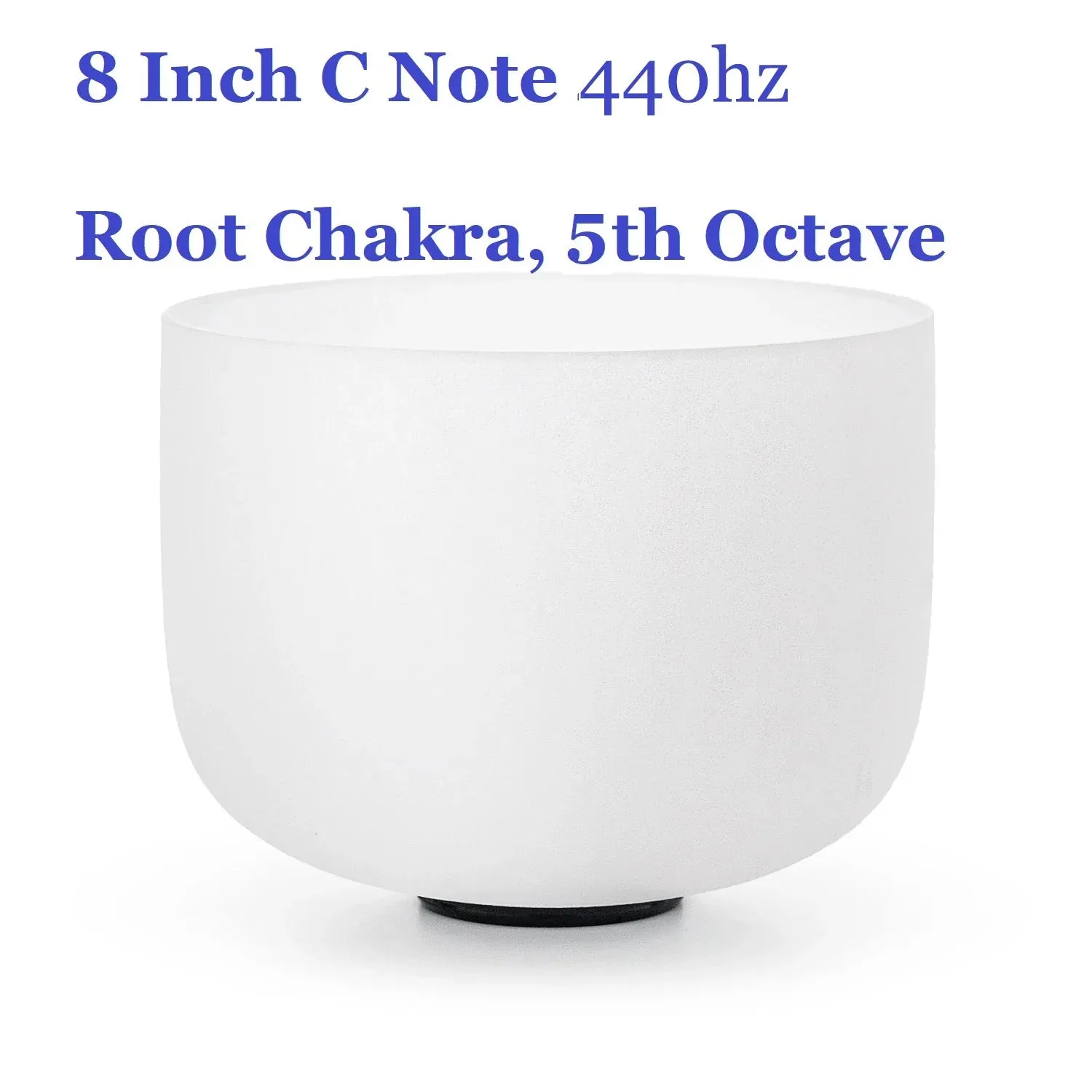 432 Hz 8 Inch Healing Abcdefg Note 1 Pcs Crystal Singing Bowl for Yoga Sound Vibration Musical Therapy Tuned Bells