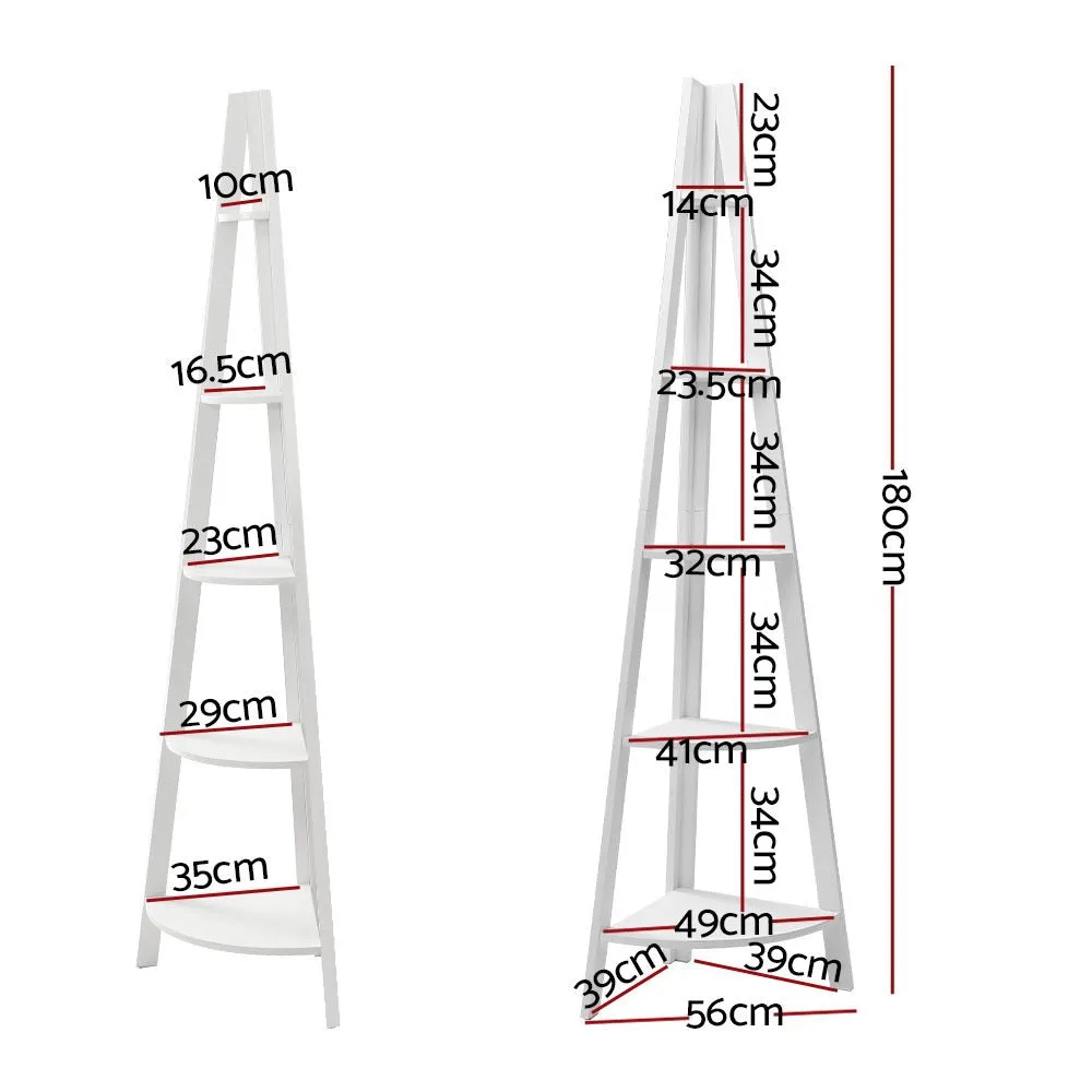 5 Tier Corner Ladder Display Shelf  / Plant Stand