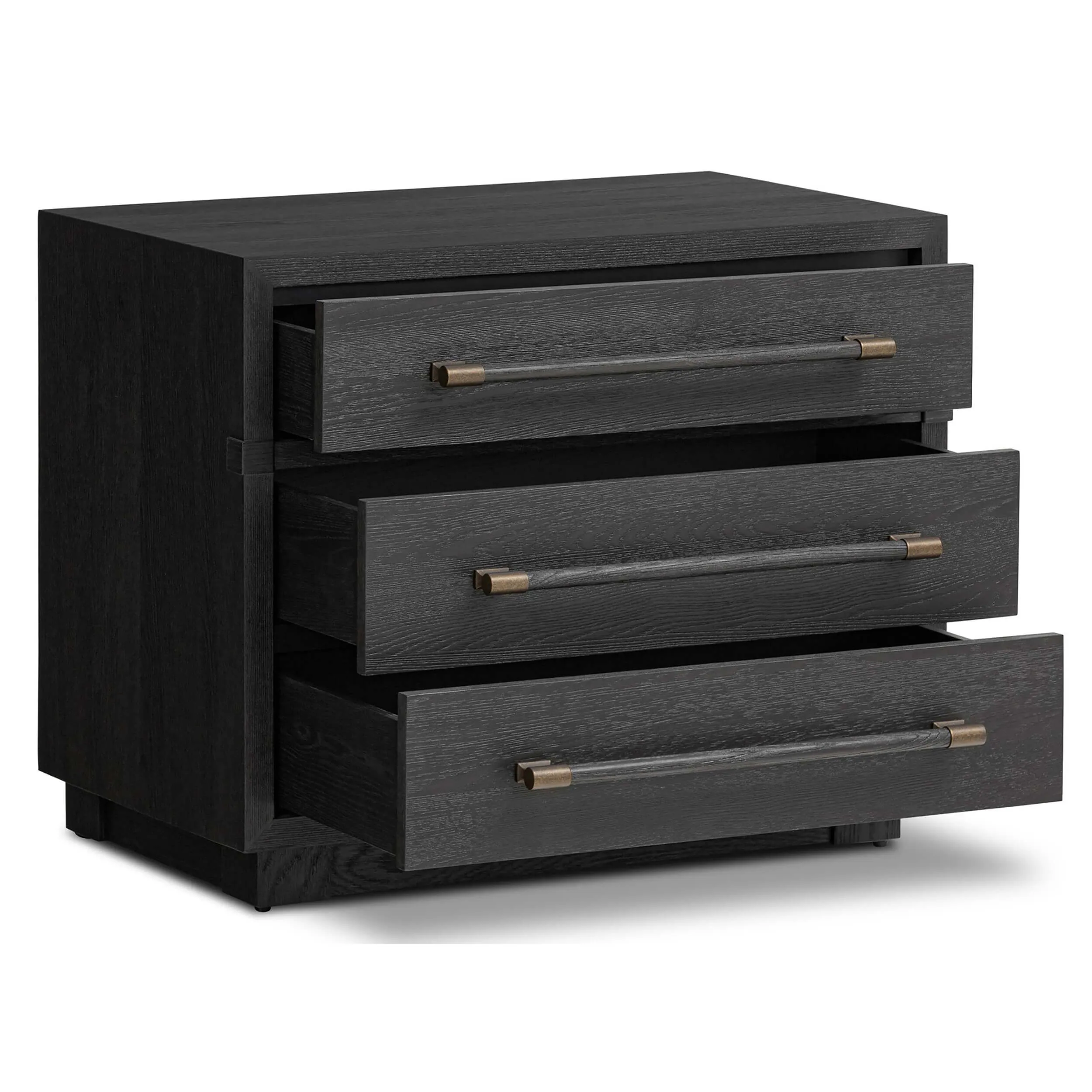 Adolfo Nightstand, Modern Black