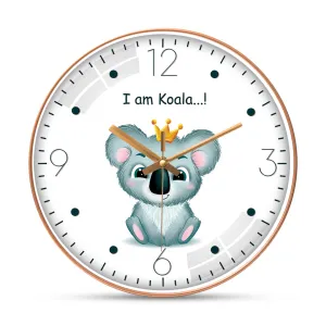 Baby koala wall clock