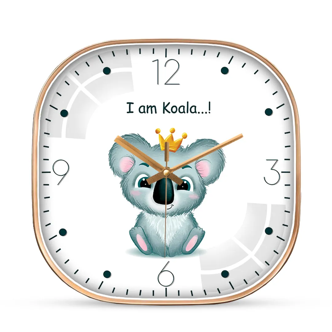 Baby koala wall clock