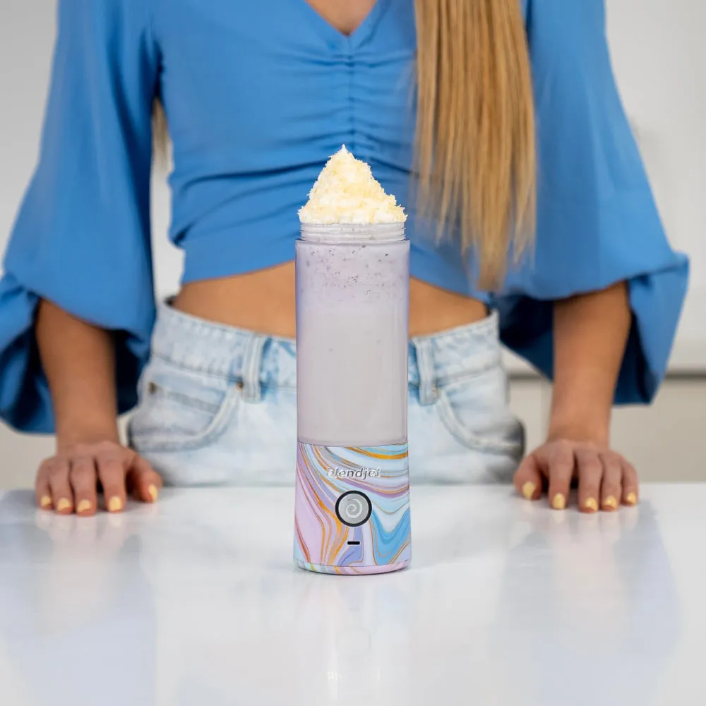 BLENDJET V2 Portable Blender - World's Most Powerful Compact 16Oz BPA Free Blender - Print - Geode
