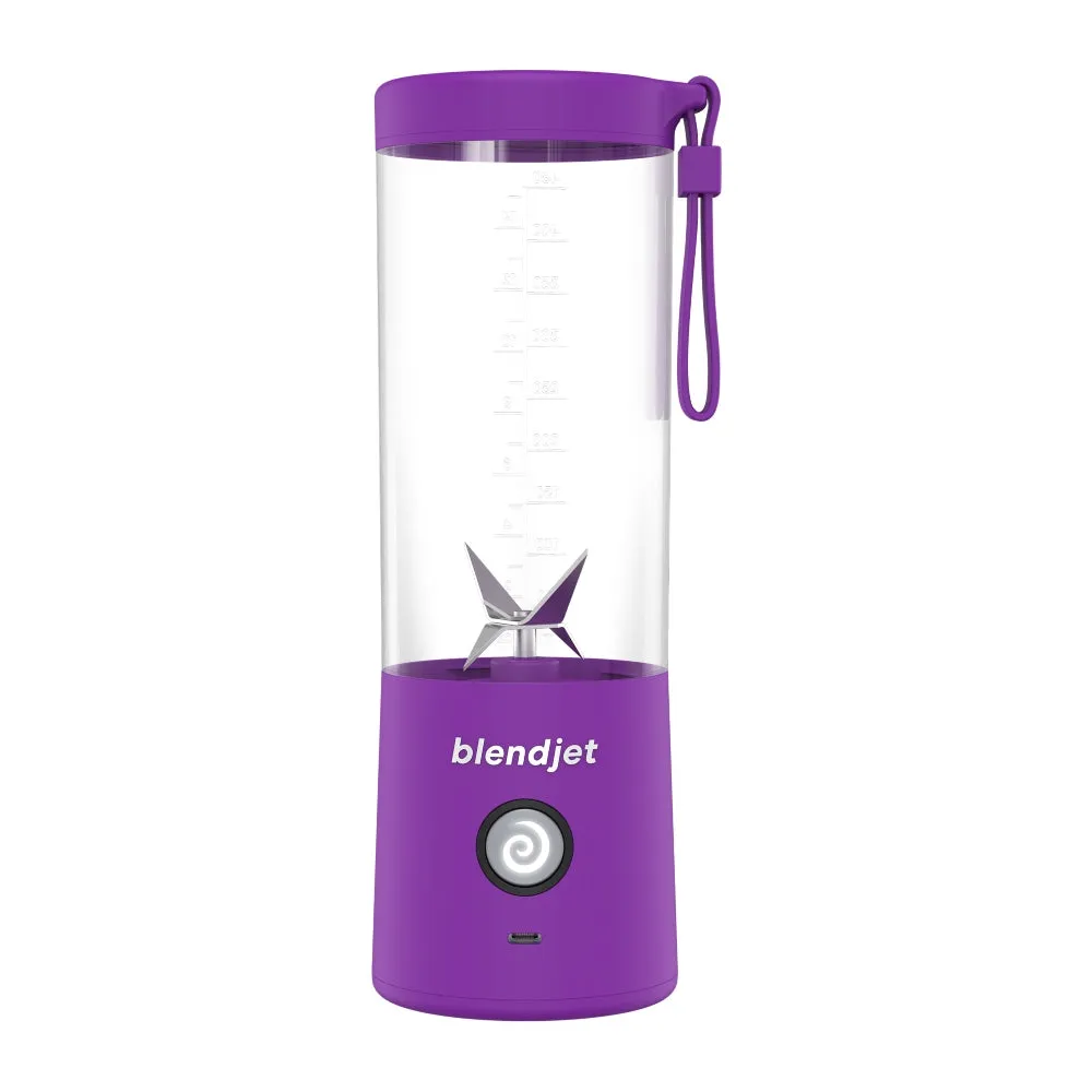 BLENDJET V2 Portable Blender - World's Most Powerful Compact 16Oz BPA Free Blender - Purple