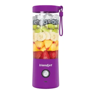 BLENDJET V2 Portable Blender - World's Most Powerful Compact 16Oz BPA Free Blender - Purple