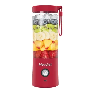 BLENDJET V2 Portable Blender - World's Most Powerful Compact 16Oz BPA Free Blender - Red