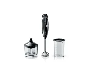 Bosch Ms1Bg1121I 400 Watts Steel Leg Hand Blender With Beaker And Chopper (Black)