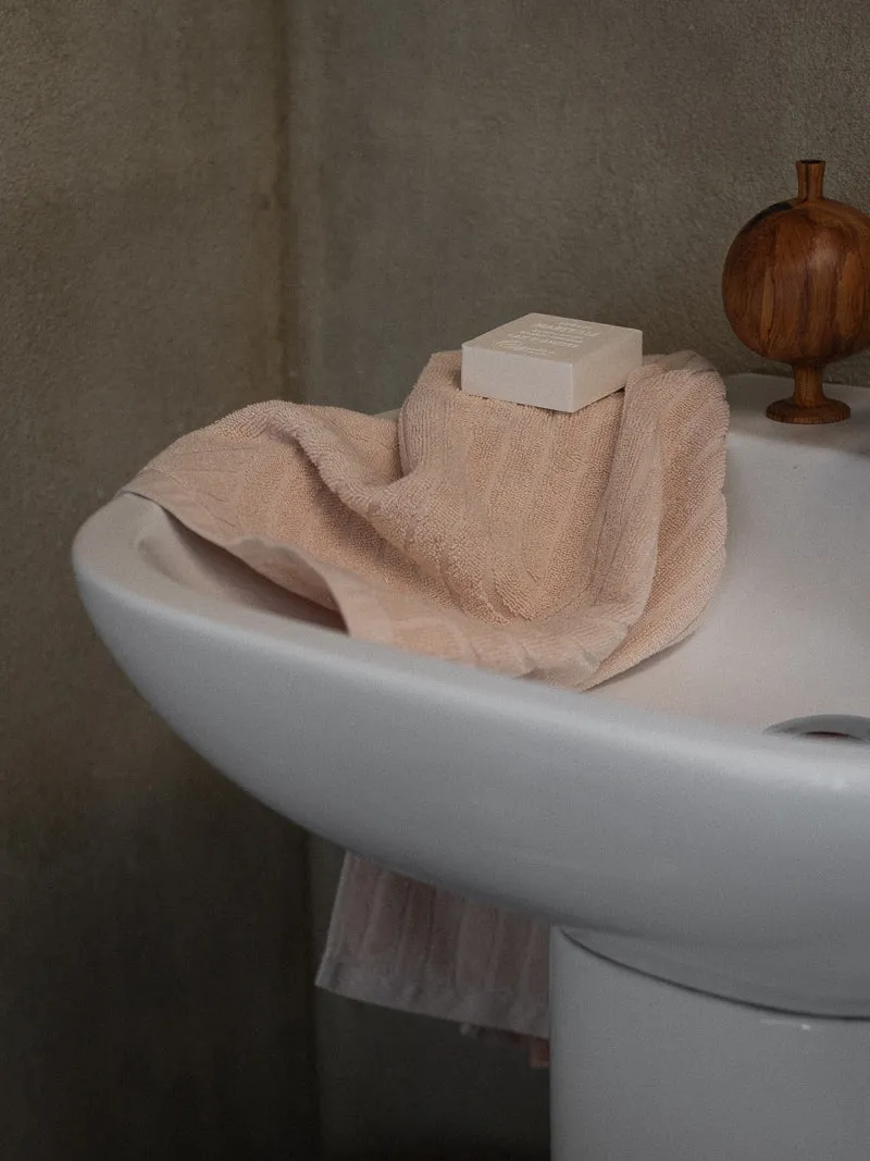 Clovelly Hand Towel - Clay