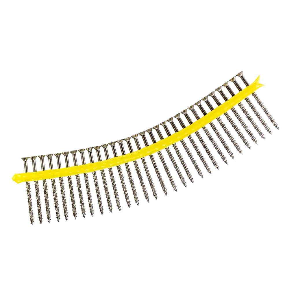 Deck-Drive DWP WOOD SS Screw (Collated) - #10 x 3 in. T25 6-Lobe Type 305 (1000-Qty)