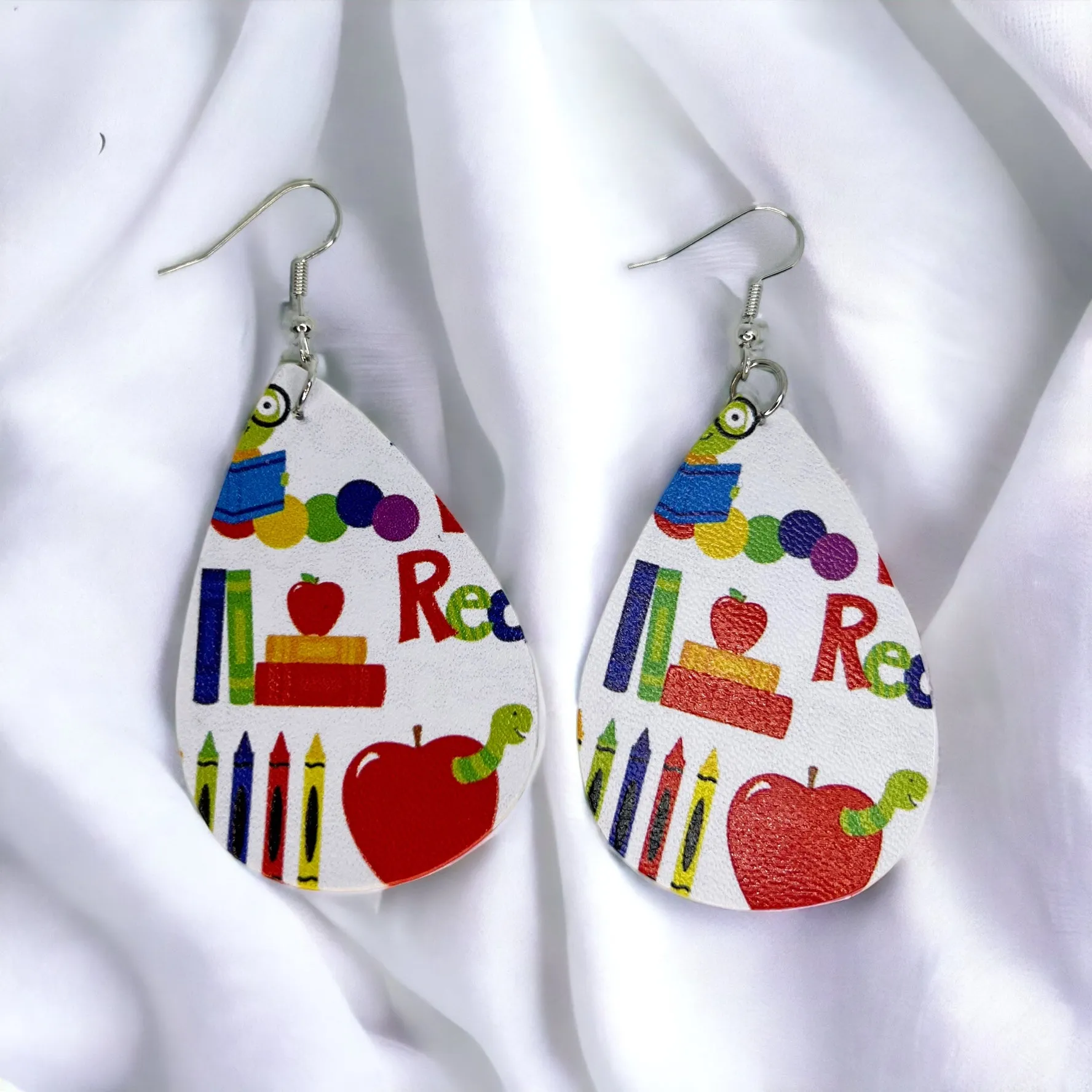 Librarian Earrings - Teacher Earrings, Reading Earrings, Book Club Earrings, Book Club, Library Earrings, Reading Teacher