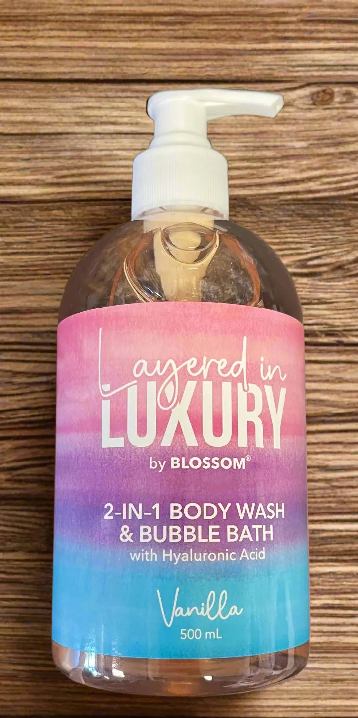 Luxury Body Wash and Bubble Bath