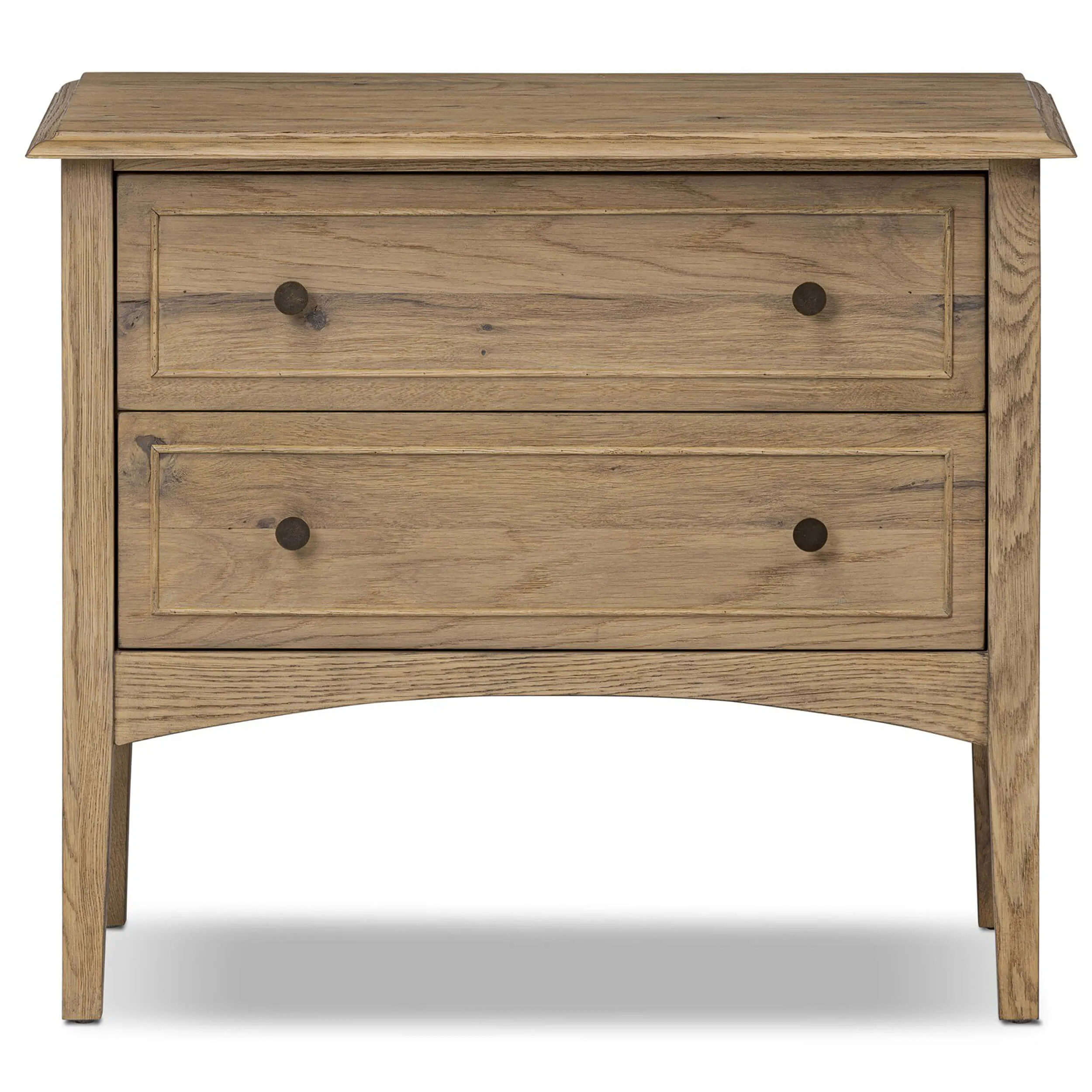 Maggie Nightstand, Aged Smoked Oak