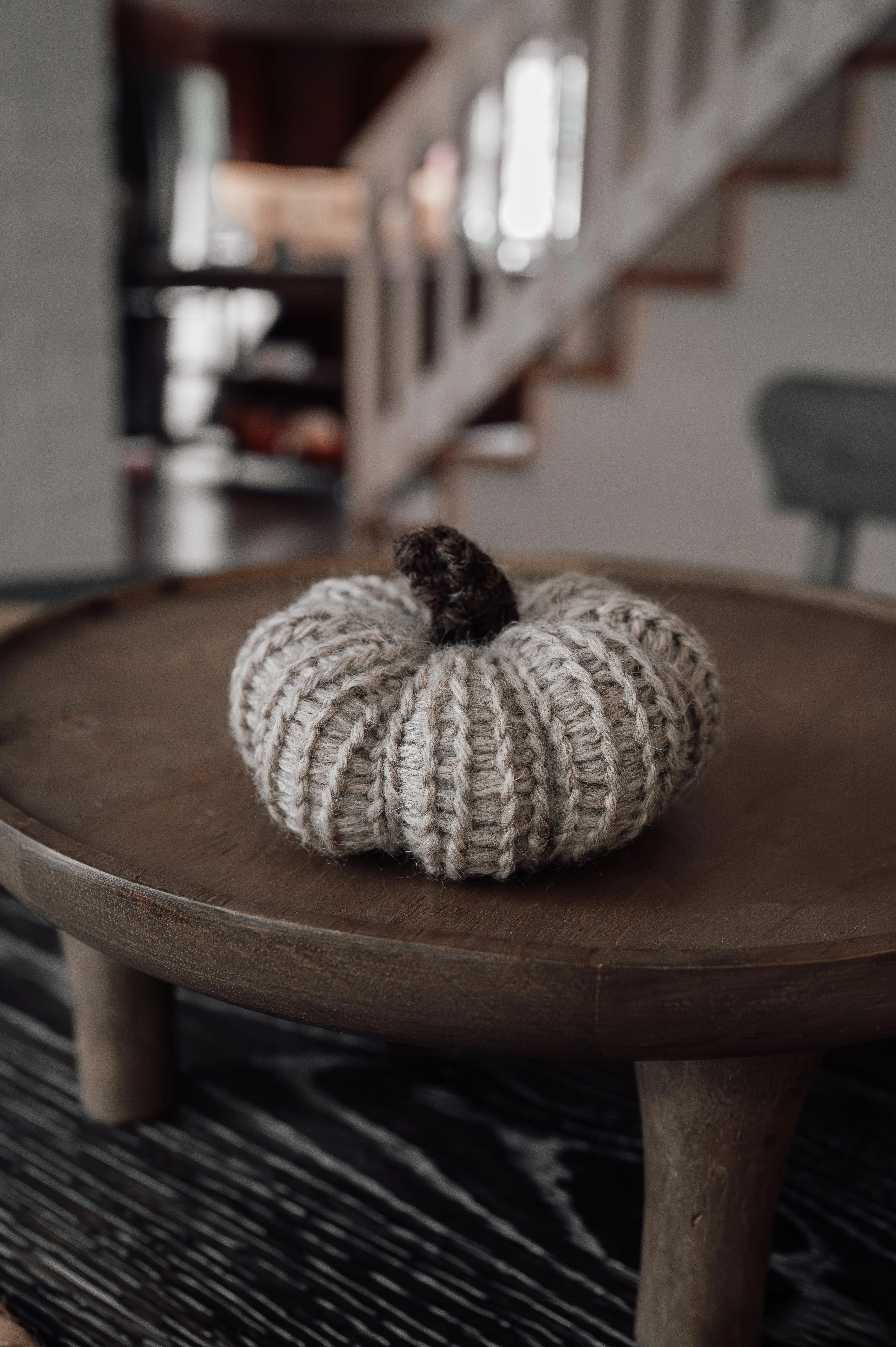 Mini Knit Pumpkins