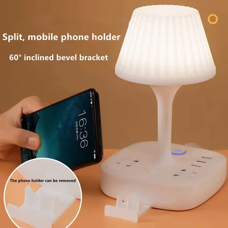 Multi-functional Nightstand Light Usb Charging Led Table Lamp