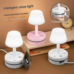 Multi-functional Nightstand Light Usb Charging Led Table Lamp