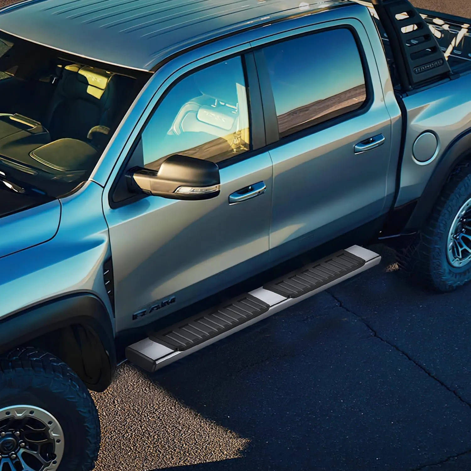 Nilight Running Boards Compatible with Dodge Ram 2019-2024 1500 New Body Style Crew Cab(Exclude 2019-2024 Classic) 6 Inch Side Step, 2 Years Warranty