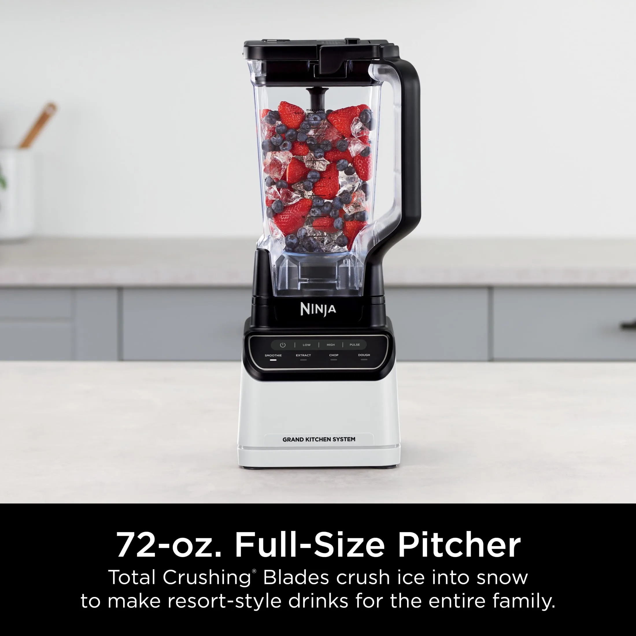 Ninja Grand Kitchen System 1200 Watts, Blender, 4 Preset Auto-iQ Programs