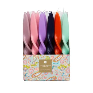 Pastel Twisted Candles