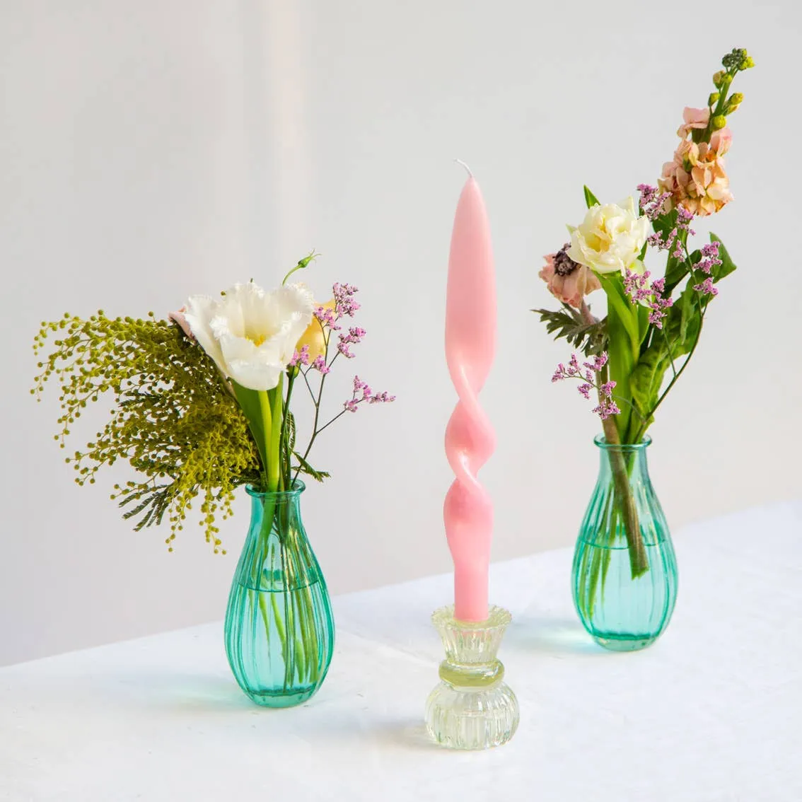 Pastel Twisted Candles