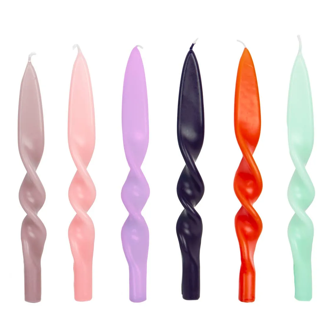 Pastel Twisted Candles