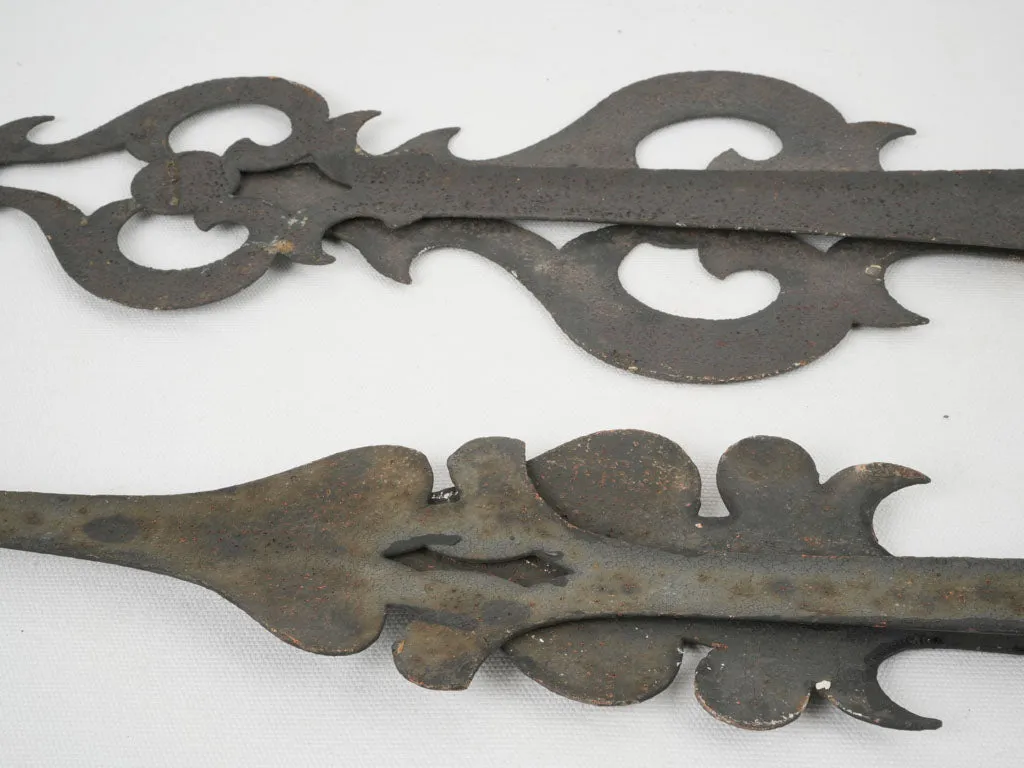Salvaged set of 19th century clock hands 38½"