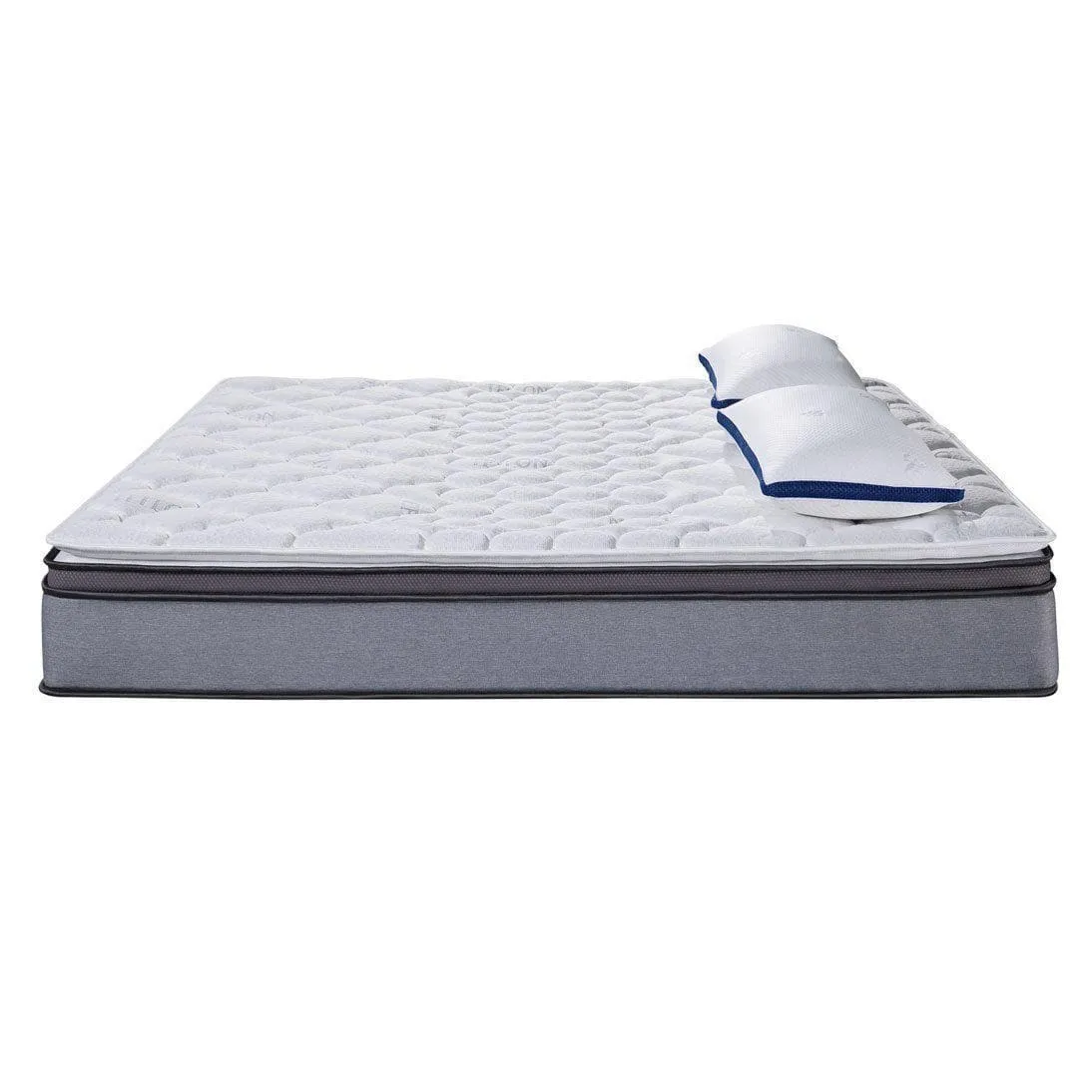 Somnuz Comfort Night 12 Inch Water Repellent Teflon Fabric Latex Individual Pocketed Spring Mattress