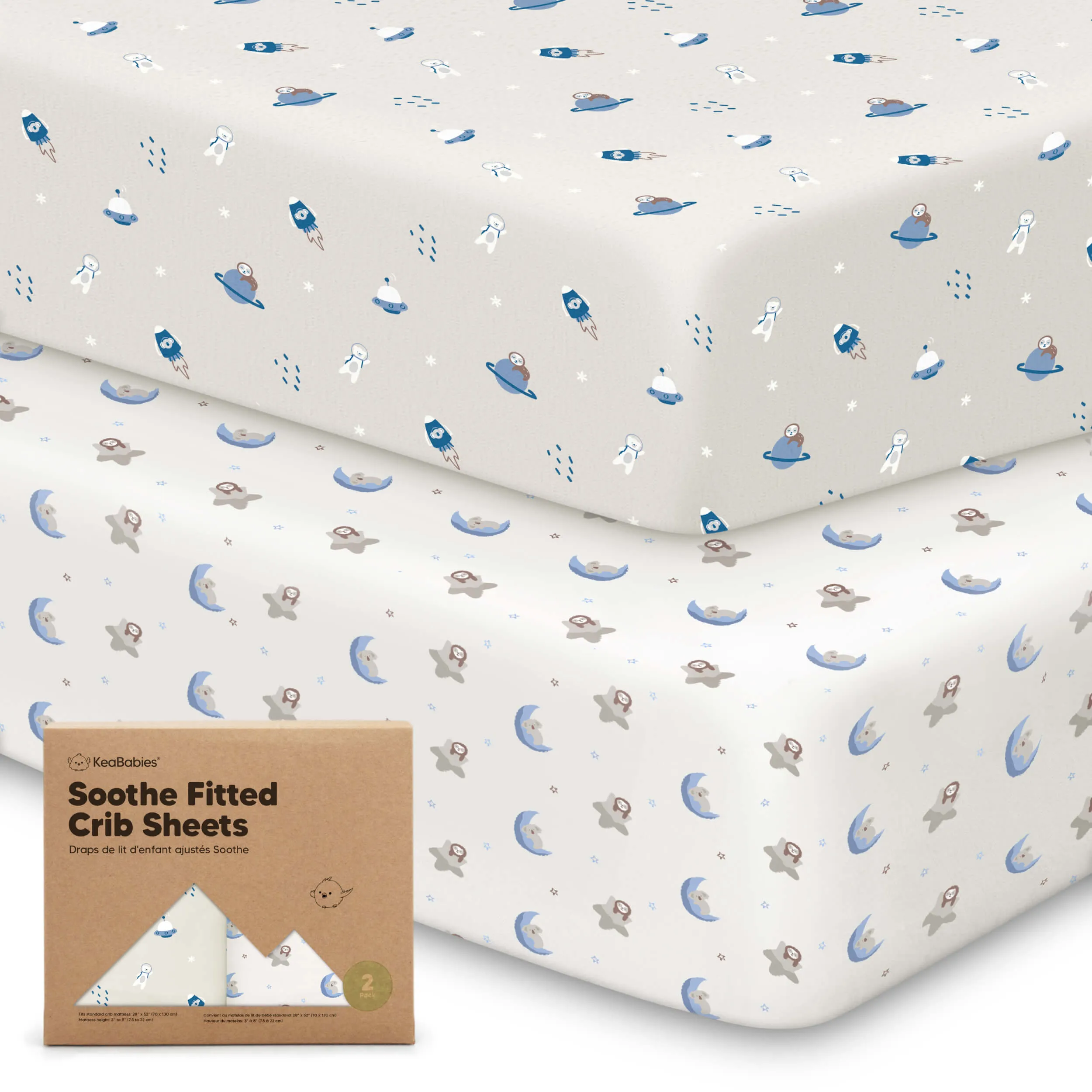 Soothe Fitted Crib Sheet