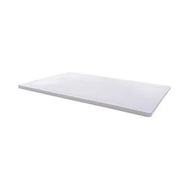 Thunder Group PLCB181205WH 18" X 12" X 1/2" White Rectangular Polyethylene Cutting Board