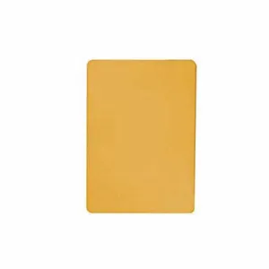 Thunder Group PLCB181205YW 18" X 12" X 1/2" Yellow Rectangular Polyethylene Cutting Board