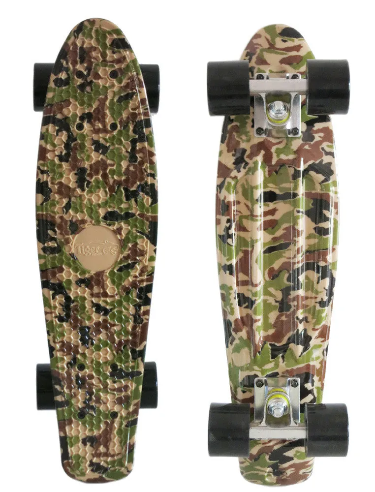 Tiger Boards Complete 22" Skateboard - Camo