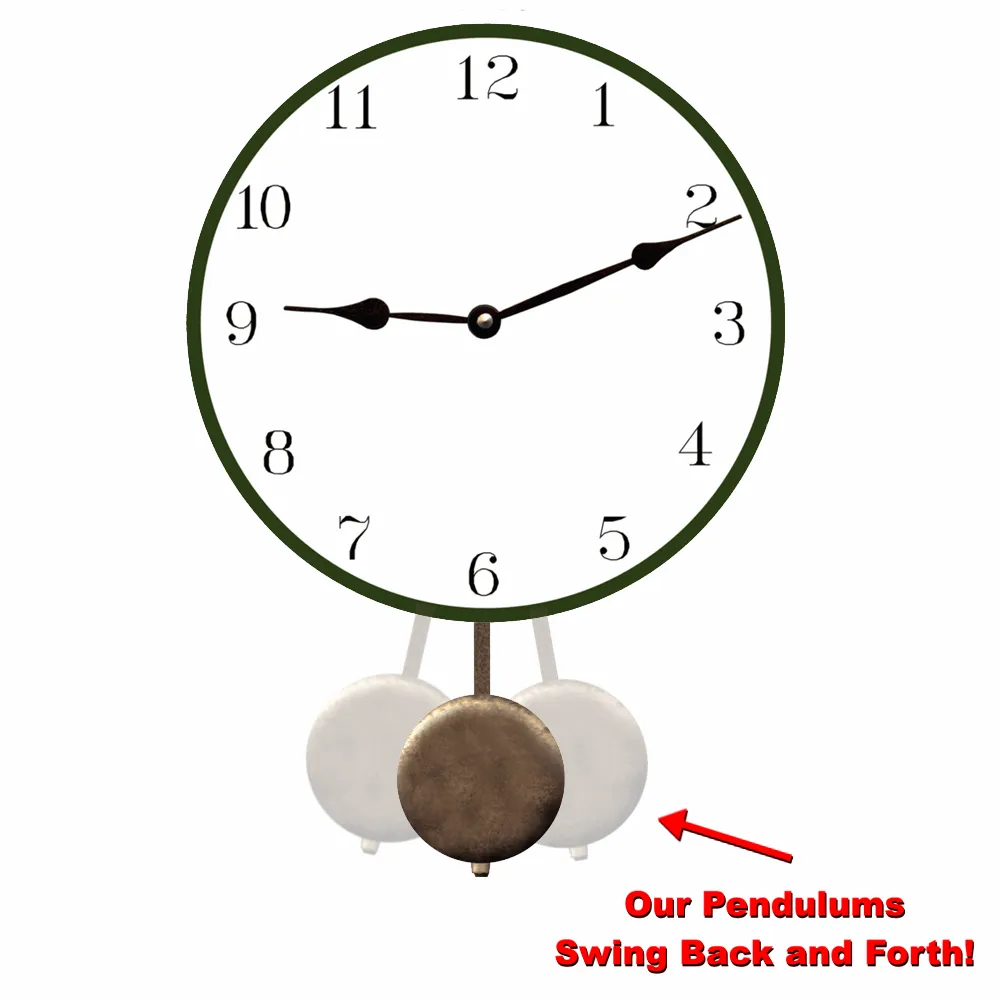 Vintage Fruit Crate Label Wall Clock - Rustic Peach Clock