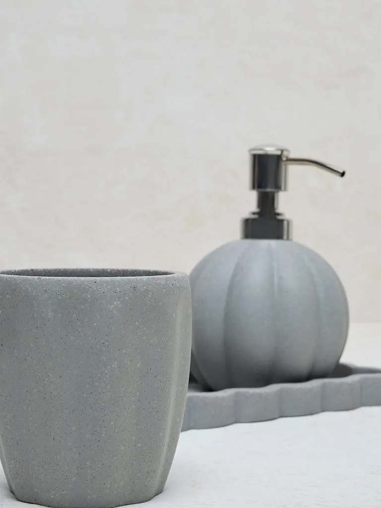 Westside Home Grey Pumpkin Bathroom Accessory Set